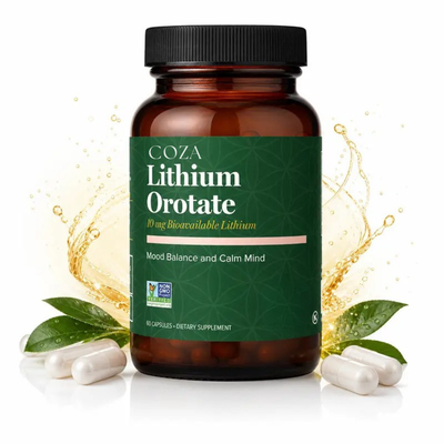 Nutritional Lithium Orotate – 10mg Non-Prescription Capsules