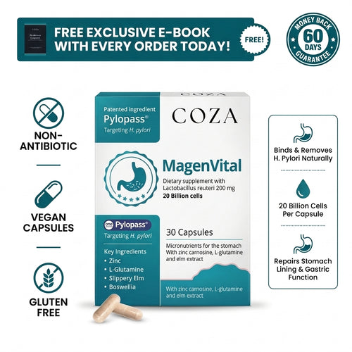 Targeted Pylori Probiotic - 200mg Natural Capsules